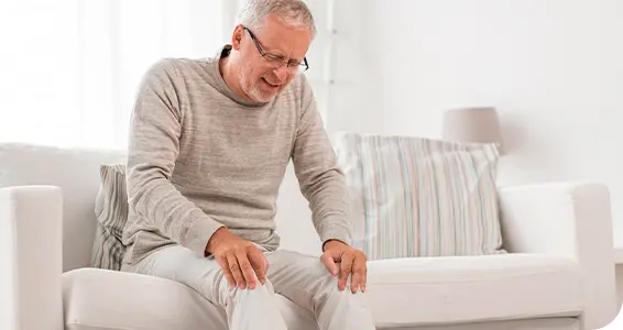 Desgaste de rodilla, adultos mayores